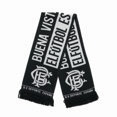 画像1: BUENA VISTA/BFC soccor stole（BLACK）［フットボールマフラー-25秋冬］ (1)