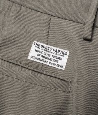 画像4: WACKO MARIA/DOUBLE PLEATED WOOL TROUSERS（GRAY）［ツータックウールトラウザース-25秋冬］ (4)