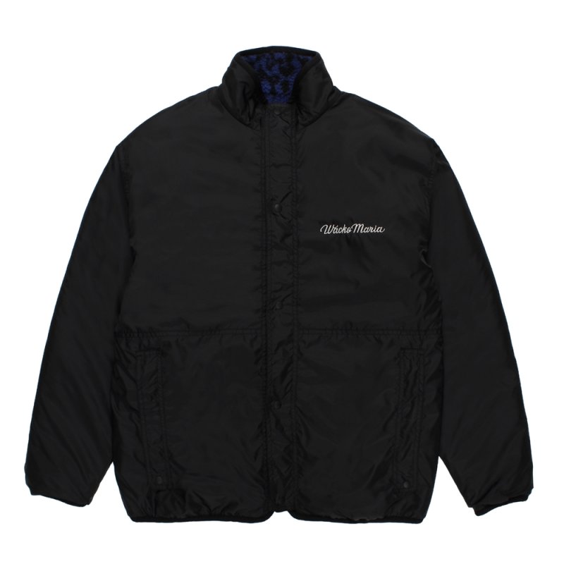 画像2: WACKO MARIA/REVERSIBLE LEOPARD BOA FLEECE JACKET（BLUE）［リバーシブルレオパードボアフリースJKT-25秋冬］