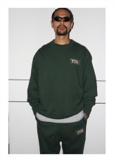 画像3: exodus/F.T.W. CREW NECK SWEAT（GREEN）［クルーネックスウェット-25秋冬］ (3)