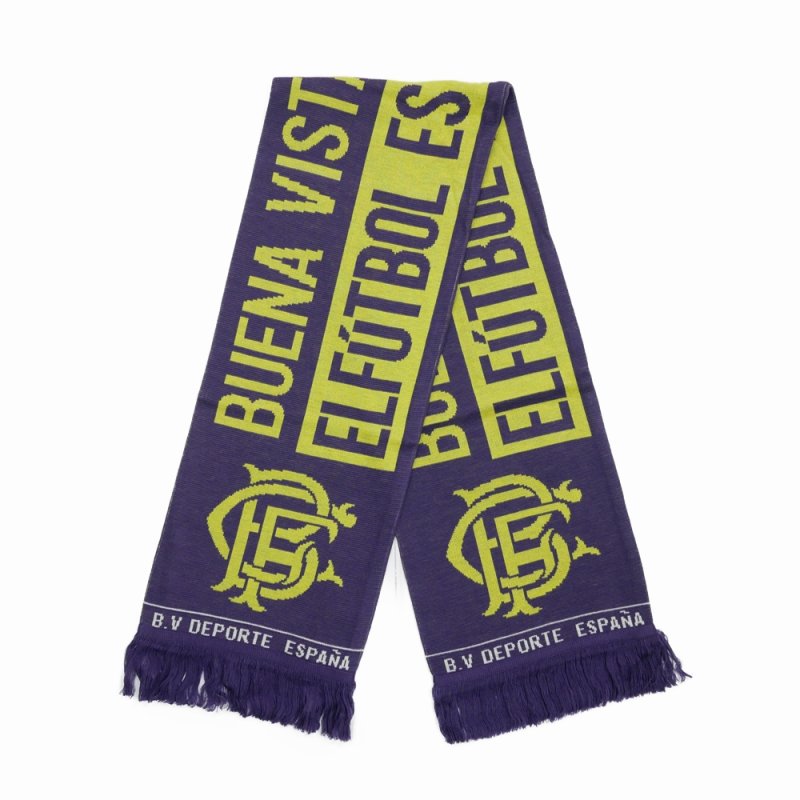 画像1: BUENA VISTA/BFC soccor stole（PURPLE）［フットボールマフラー-25秋冬］