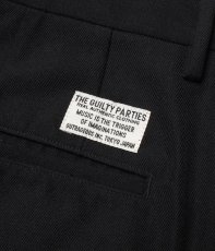 画像4: WACKO MARIA/DOUBLE PLEATED WOOL TROUSERS（BLACK）［ツータックウールトラウザース-25秋冬］ (4)