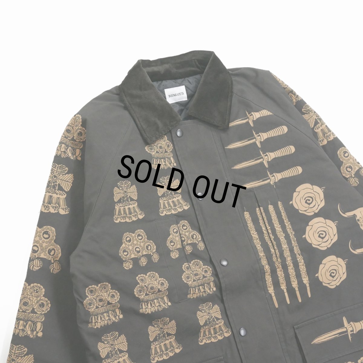 画像3: 【30%OFF】BUENA VISTA/Matador tools coat（KHAKI）［マタドールツールコート-25秋冬］ (3)