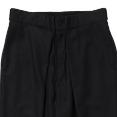 画像3: COOTIE PRODUCTIONS/TECHWOOL Intuck Wide Easy Trousers（Black）［インタックワイドイージートラウザース-25秋冬］ (3)