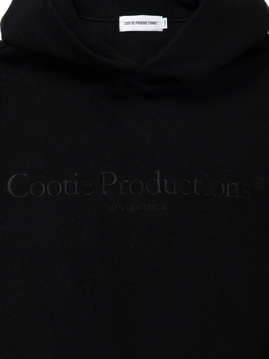 画像3: COOTIE PRODUCTIONS/W/N Fleece Hoodie（Black）［フリースフーディー-25秋冬］ (3)