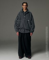 画像6: COOTIE PRODUCTIONS/TECHWOOL Wrap Wide Easy Trousers（Black）［ラップワイドイージートラウザース-25秋冬］ (6)