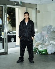 画像3: BlackEyePatch/PAISLEY EMBOSSED TRACK PANTS（BLACK） (3)