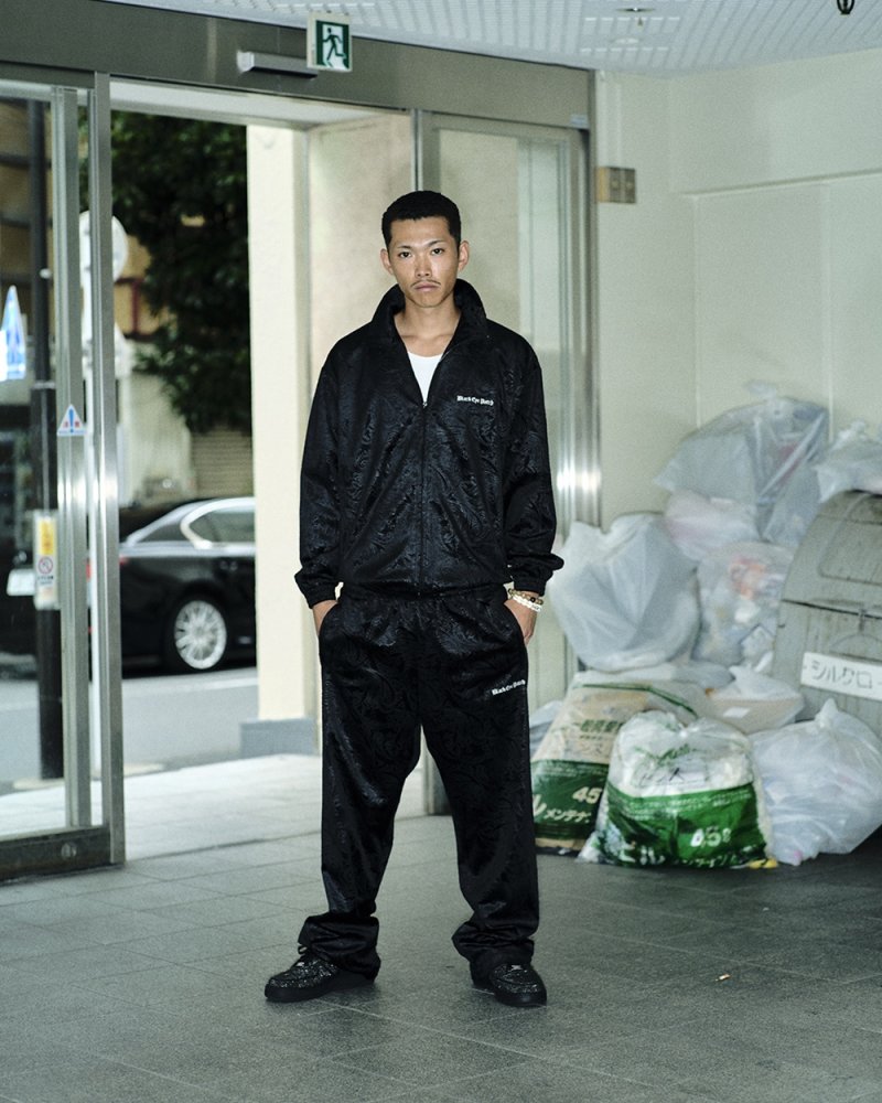 画像3: BlackEyePatch/PAISLEY EMBOSSED TRACK JACKET(BLACK)