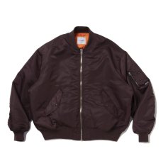画像1: COOTIE PRODUCTIONS/Error Fit Type MA-1 Flight Jacket（Cherry Brown）［エラーフィットMA-1フライトJKT-25秋冬］ (1)