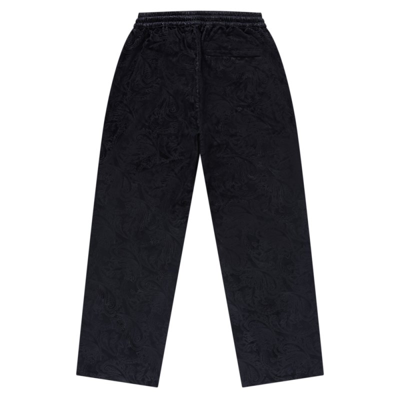 画像2: BlackEyePatch/PAISLEY EMBOSSED TRACK PANTS（BLACK）