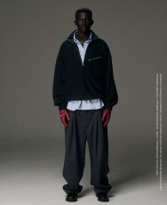 画像7: COOTIE PRODUCTIONS/W/N Fleece Half Zip Top（Black）［フリースハーフジップトップ-25秋冬］ (7)