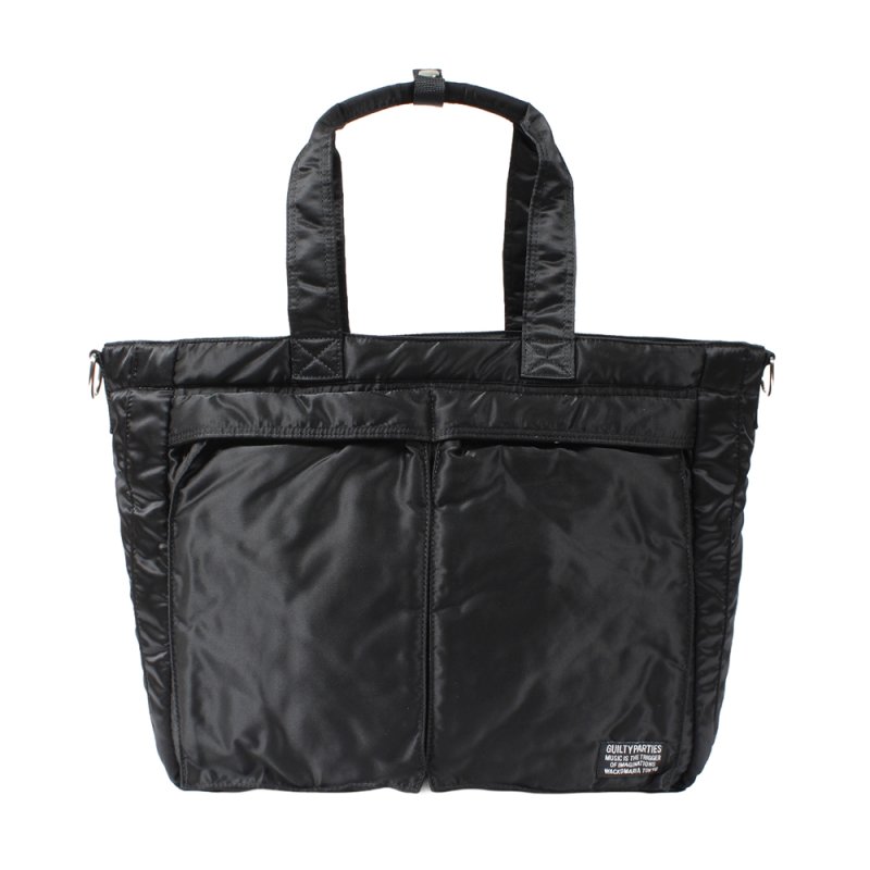 画像1: WACKO MARIA/SPEAK EASY / NYLON 12 inch RECORD BAG（BLACK）［ナイロン12inchレコードバッグ-25秋冬］