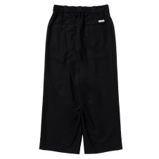 画像2: COOTIE PRODUCTIONS/TECHWOOL Intuck Wide Easy Trousers（Black）［インタックワイドイージートラウザース-25秋冬］ (2)