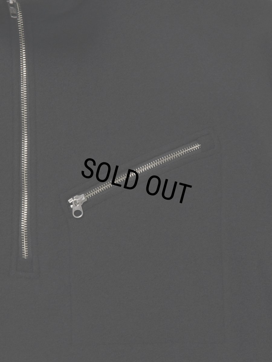 画像4: COOTIE PRODUCTIONS/W/N Fleece Half Zip Top（Black）［フリースハーフジップトップ-25秋冬］ (4)