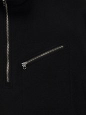 画像4: COOTIE PRODUCTIONS/W/N Fleece Half Zip Top（Black）［フリースハーフジップトップ-25秋冬］ (4)