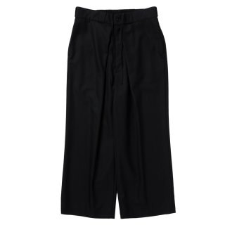 COOTIE PRODUCTIONS/TECHWOOL Intuck Wide Easy Trousers（Black