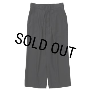 COOTIE PRODUCTIONS/TECHWOOL Intuck Wide Easy Trousers（Black