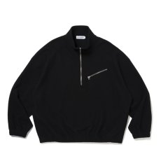 画像1: COOTIE PRODUCTIONS/W/N Fleece Half Zip Top（Black）［フリースハーフジップトップ-25秋冬］ (1)