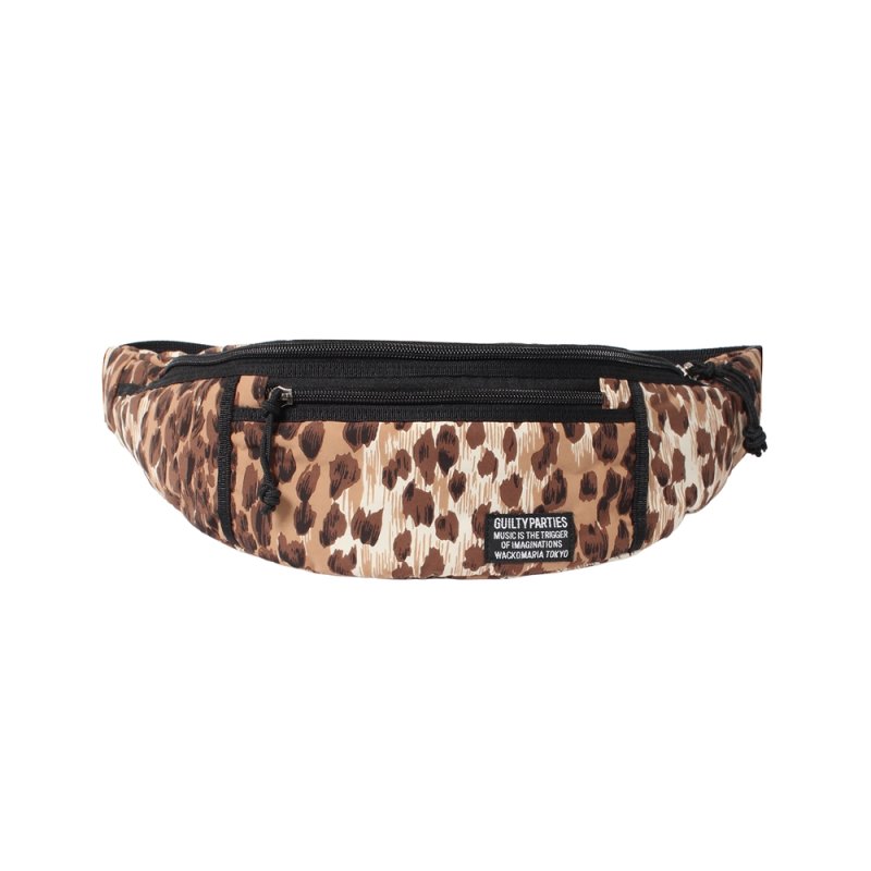 画像2: WACKO MARIA/SPEAK EASY / LEOPARD WAIST BAG（BEIGE）［レオパードウエストバッグ-25秋冬］