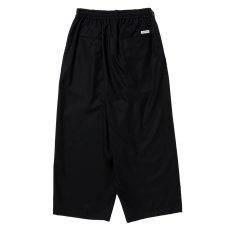 画像2: COOTIE PRODUCTIONS/TECHWOOL Wrap Wide Easy Trousers（Black）［ラップワイドイージートラウザース-25秋冬］ (2)