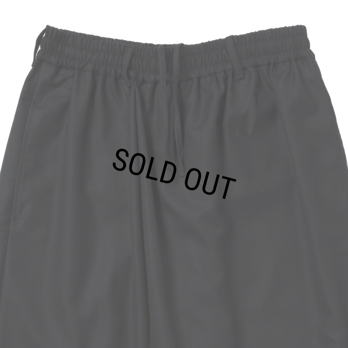 画像3: COOTIE PRODUCTIONS/TECHWOOL Wrap Wide Easy Trousers（Black）［ラップワイドイージートラウザース-25秋冬］ (3)