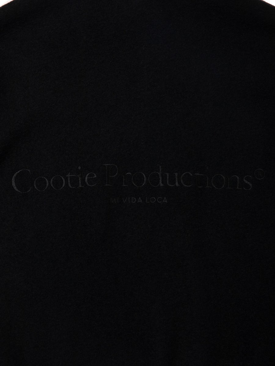 画像5: COOTIE PRODUCTIONS/W/N Fleece Half Zip Top（Black）［フリースハーフジップトップ-25秋冬］ (5)