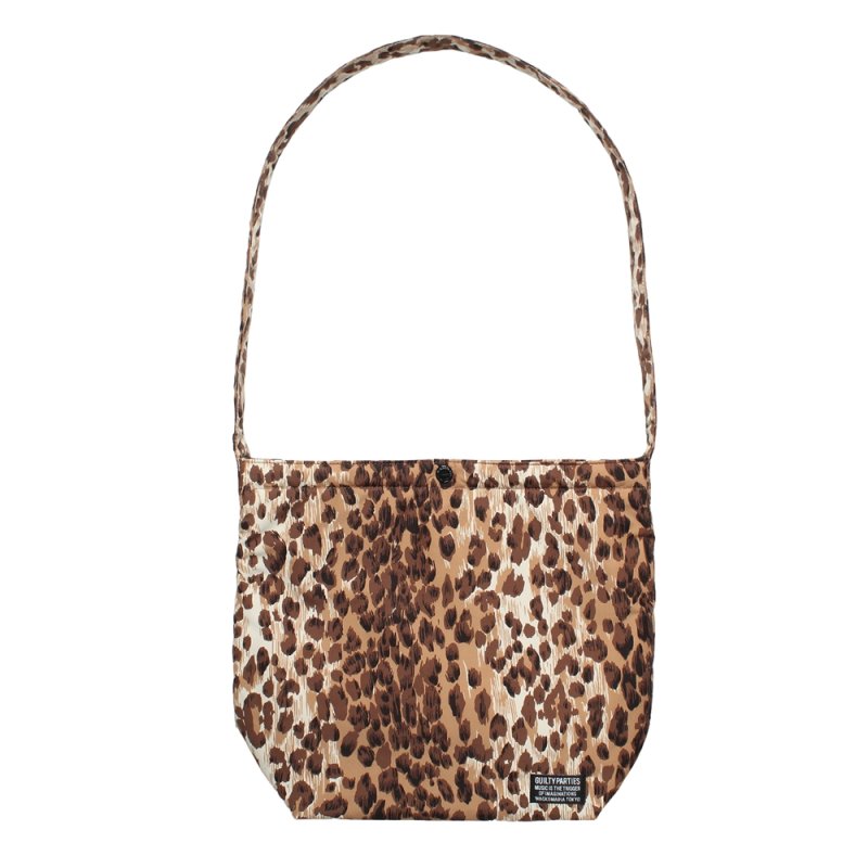 画像1: WACKO MARIA/SPEAK EASY / LEOPARD SHOULDER BAG（BEIGE）［レオパードショルダーバッグ-25秋冬］
