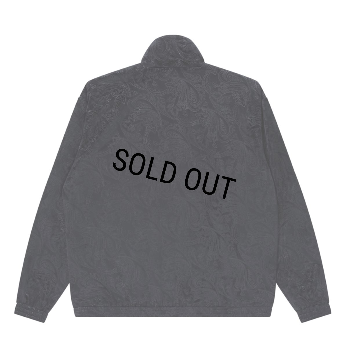 画像2: BlackEyePatch/PAISLEY EMBOSSED TRACK JACKET（BLACK） (2)