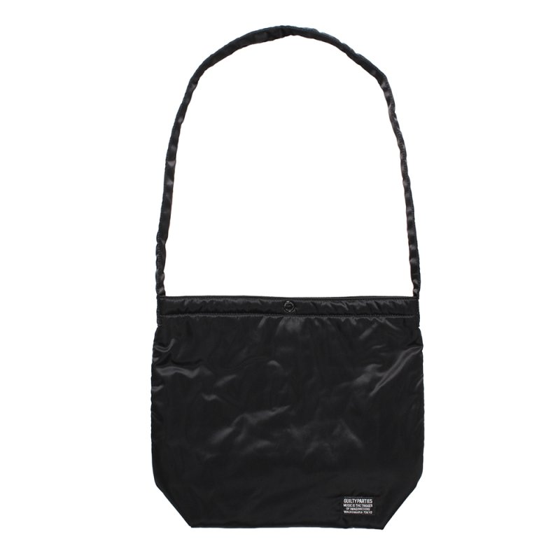 画像1: WACKO MARIA/SPEAK EASY / NYLON SHOULDER BAG（BLACK）［ナイロンショルダーバッグ-25秋冬］