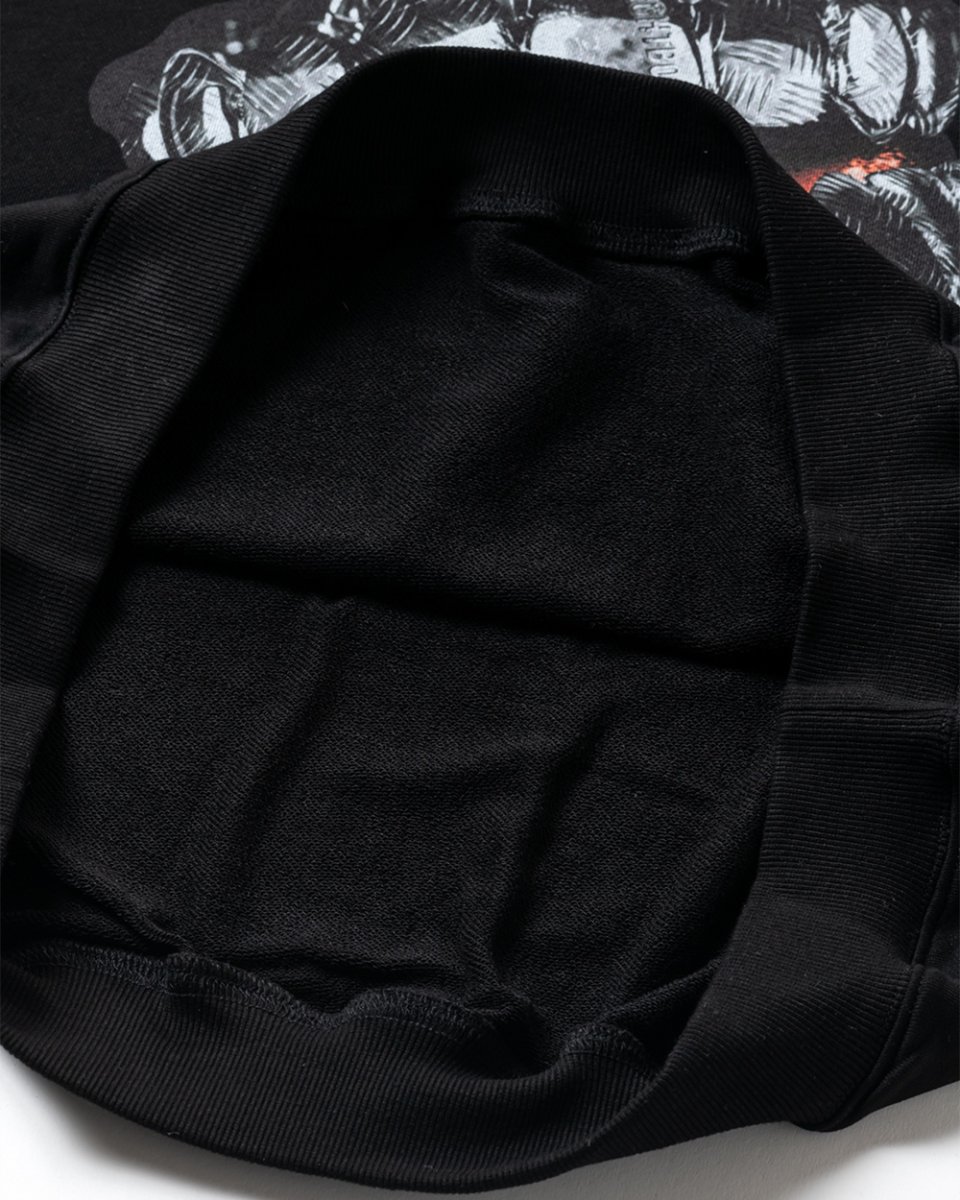 画像4: TIGHTBOOTH/GRILLS CREW SWEAT（Black）［グリルズクルースウェット-25秋冬］ (4)