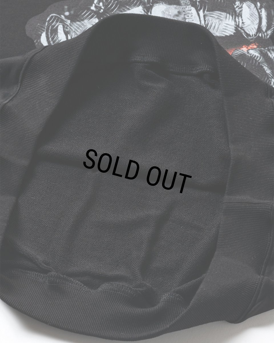 画像4: TIGHTBOOTH/GRILLS CREW SWEAT（Black）［グリルズクルースウェット-25秋冬］ (4)