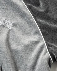 画像5: TIGHTBOOTH/VELOUR PIPING HOODED JKT（Grey）［ベロアパイピングフードJKT-25秋冬］ (5)