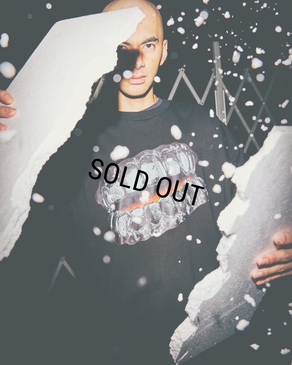 画像5: TIGHTBOOTH/GRILLS CREW SWEAT（Black）［グリルズクルースウェット-25秋冬］ (5)