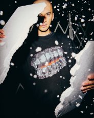 画像5: TIGHTBOOTH/GRILLS CREW SWEAT（Black）［グリルズクルースウェット-25秋冬］ (5)