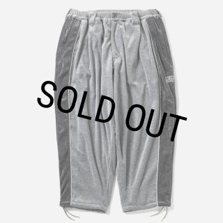 20%OFF】TIGHTBOOTH/VELOUR PIPING BALLOON PANTS（Grey）［ベロア