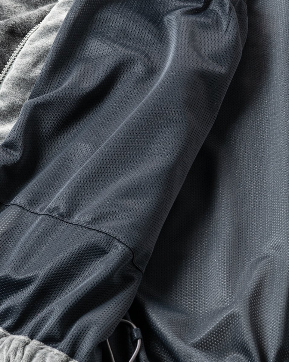 画像9: TIGHTBOOTH/VELOUR PIPING HOODED JKT（Grey）［ベロアパイピングフードJKT-25秋冬］ (9)