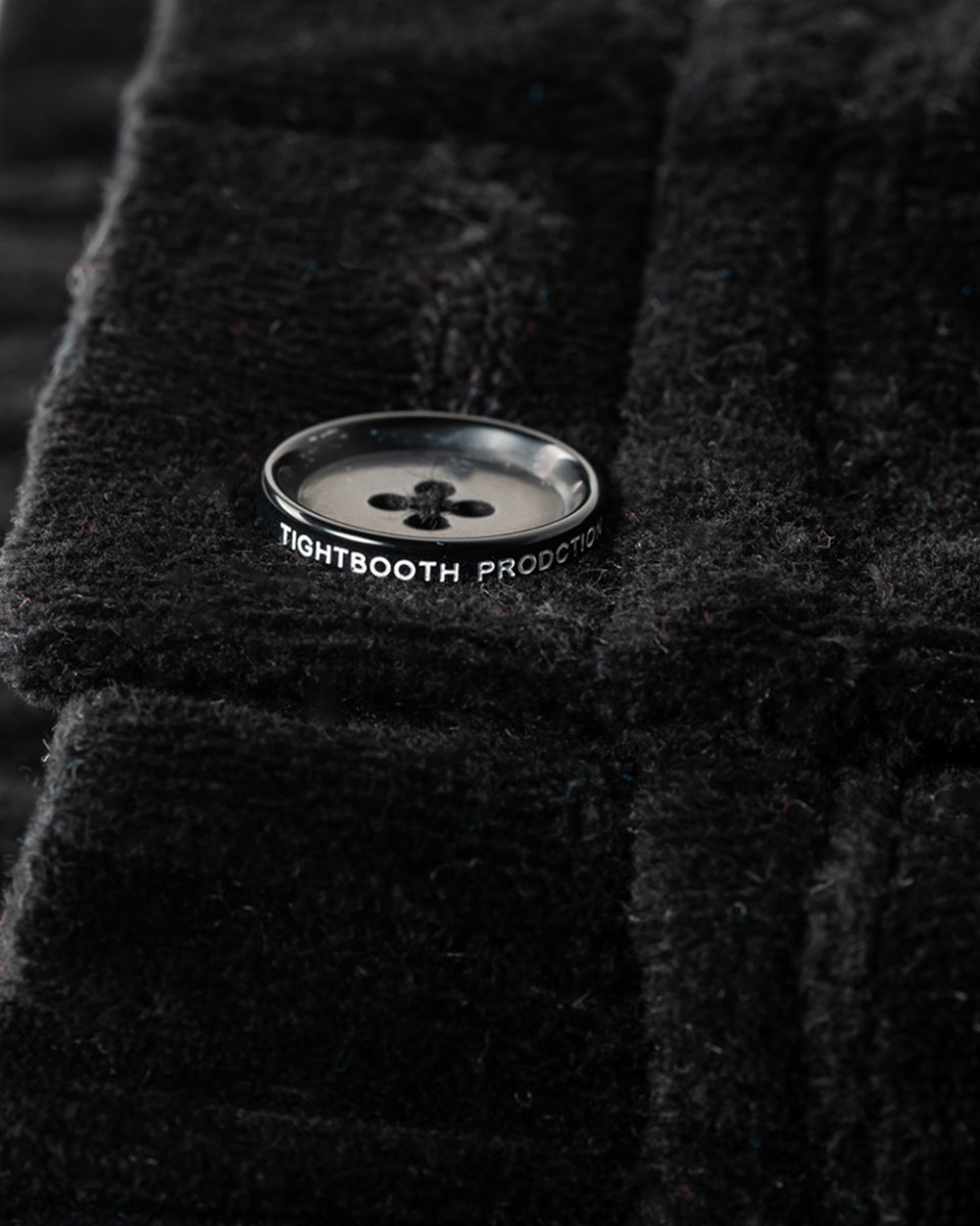 画像6: TIGHTBOOTH/VELOUR PIPING BALLOON PANTS（Black）［ベロアパイピングバルーンパンツ-25秋冬］ (6)