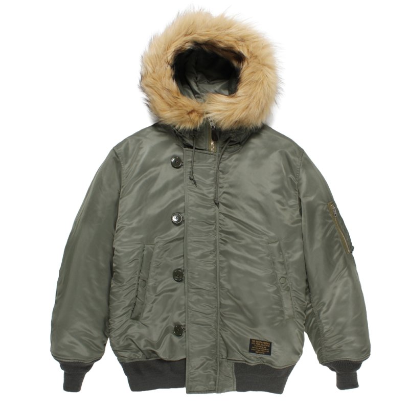 画像1: WACKO MARIA/N2-B FLIGHT JACKET（KHAKI）［N2-BフライトJKT-25秋冬］