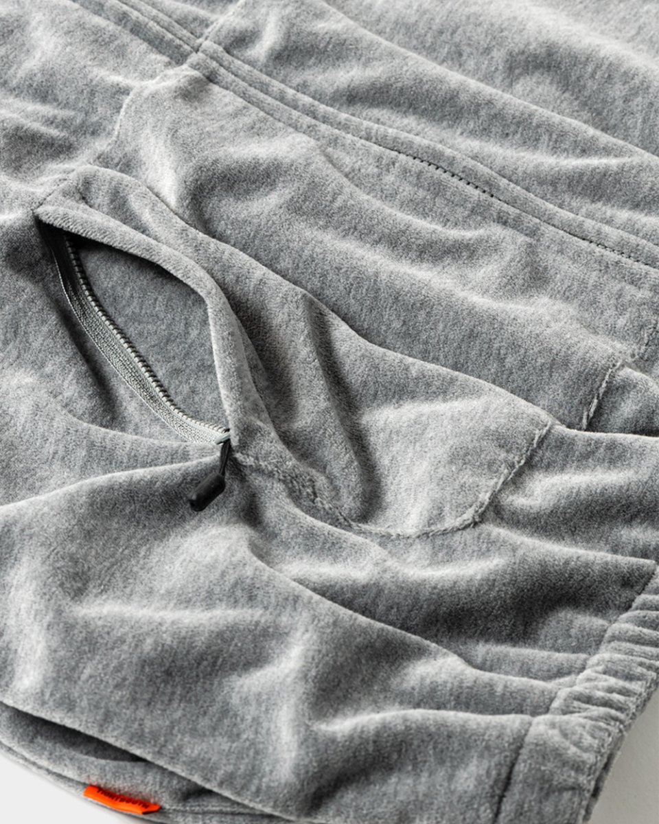 画像6: TIGHTBOOTH/VELOUR PIPING HOODED JKT（Grey）［ベロアパイピングフードJKT-25秋冬］ (6)