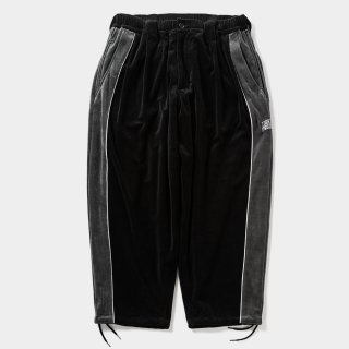 TIGHTBOOTH/VELOUR PIPING BALLOON PANTS（Black）［ベロアパイピング