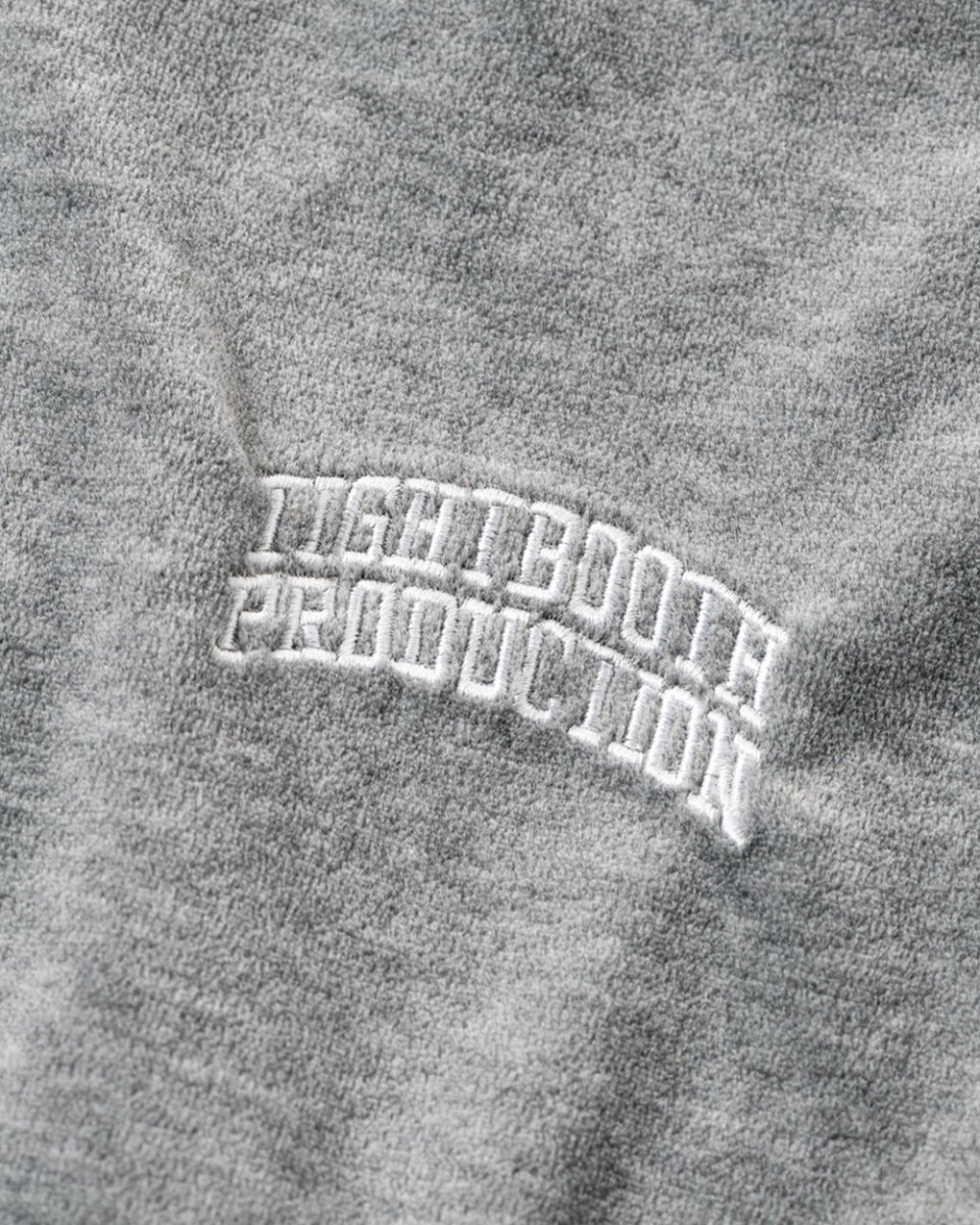 画像4: TIGHTBOOTH/VELOUR PIPING HOODED JKT（Grey）［ベロアパイピングフードJKT-25秋冬］ (4)