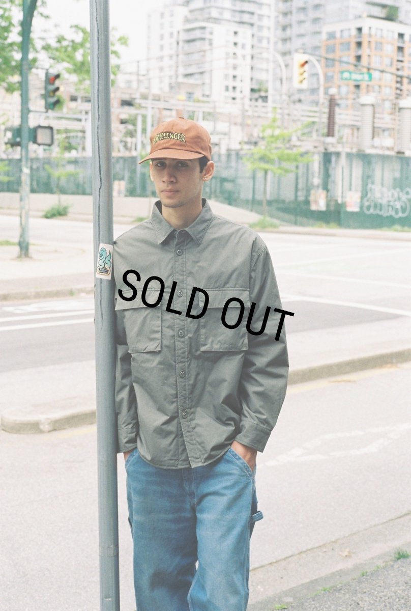 画像9: CHALLENGER/LINING MILITARY SHIRT（ARMY GREEN）［ライニングミリタリーシャツ-25秋冬］ (9)