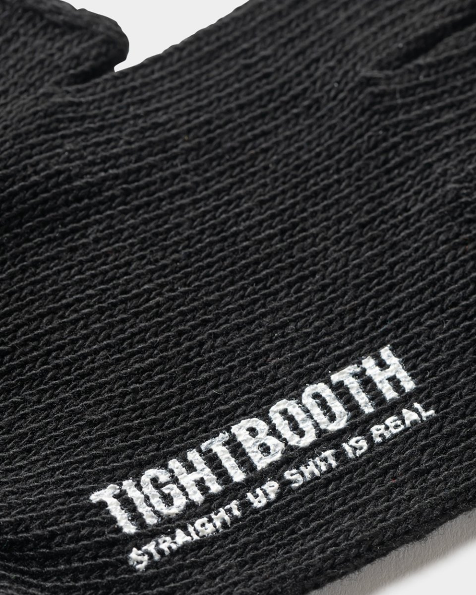 画像2: TIGHTBOOTH/LOGO FINGERLESS GLOVE（Black）［フィンガーレスグローブ-25秋冬］ (2)