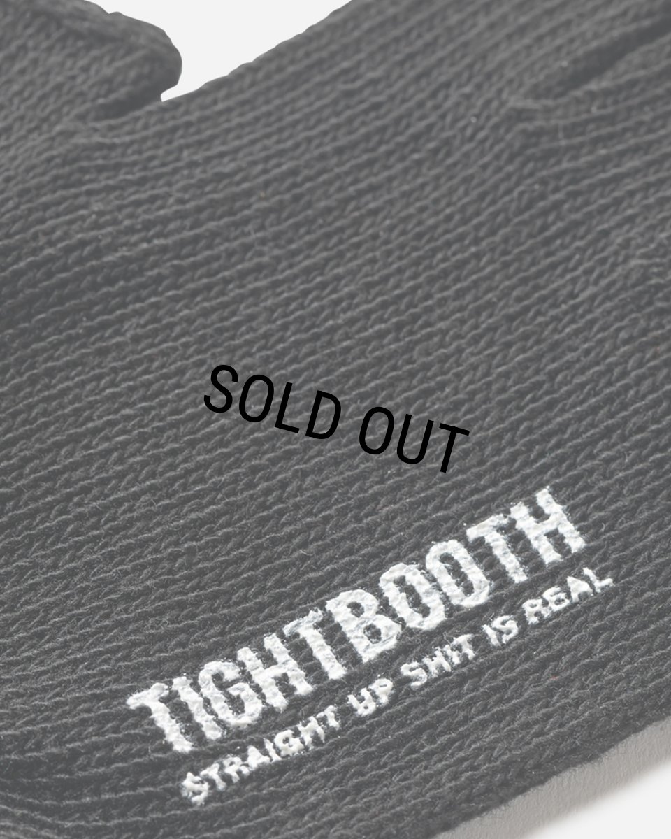 画像2: TIGHTBOOTH/LOGO FINGERLESS GLOVE（Black）［フィンガーレスグローブ-25秋冬］ (2)