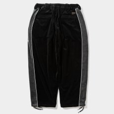 画像2: TIGHTBOOTH/VELOUR PIPING BALLOON PANTS（Black）［ベロアパイピングバルーンパンツ-25秋冬］ (2)
