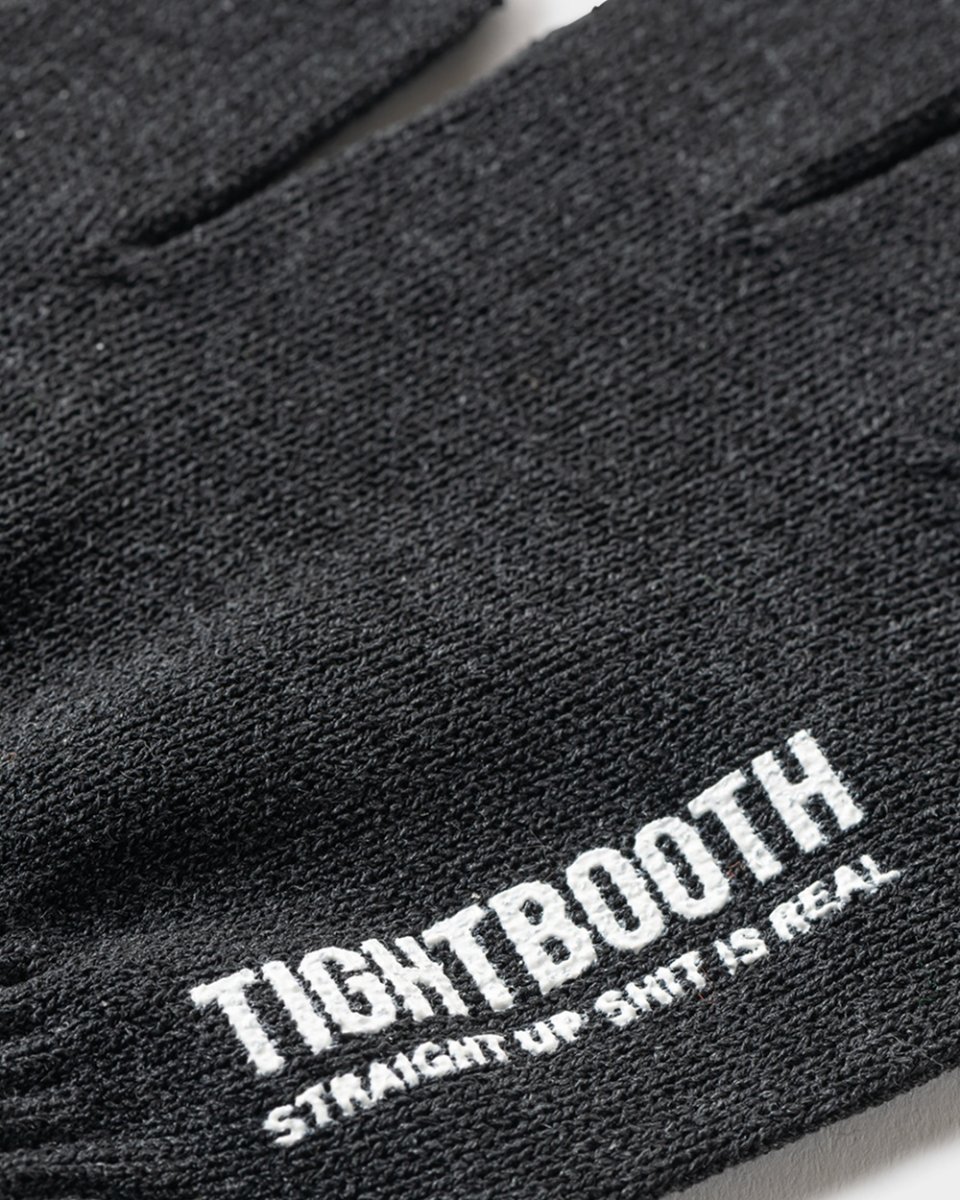 画像2: TIGHTBOOTH/LOGO GLOVE（Black）［グローブ-25秋冬］ (2)