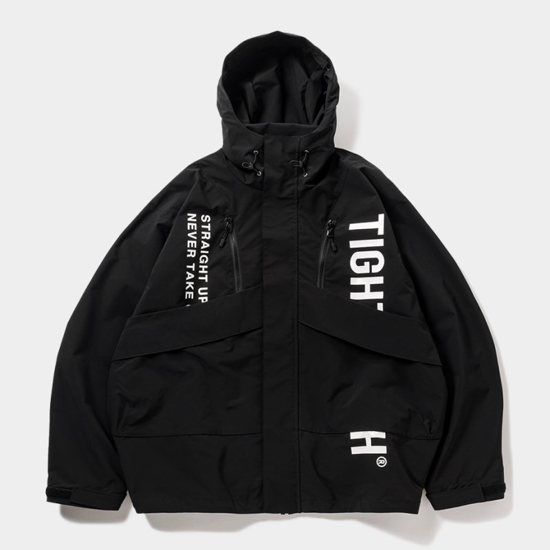 画像1: TIGHTBOOTH/HOODED TACTICAL JACKET（Black）［フーデッドタクティカルJKT-25秋冬］