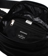 画像3: WACKO MARIA/SPEAK EASY / NYLON WAIST BAG（BLACK）［ナイロンウエストバッグ-25秋冬］ (3)