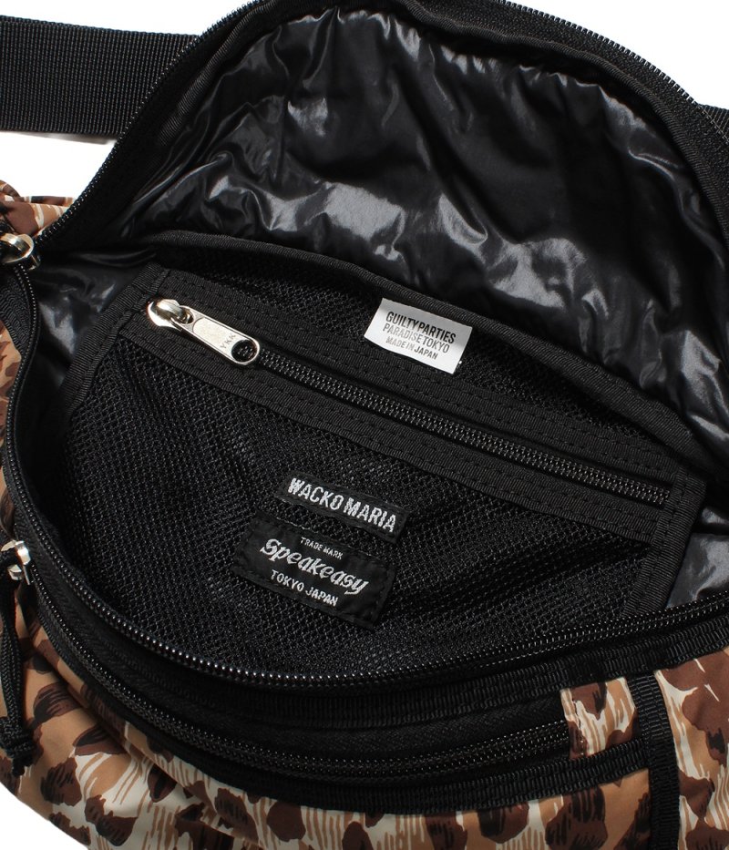 画像3: WACKO MARIA/SPEAK EASY / LEOPARD WAIST BAG（BEIGE）［レオパードウエストバッグ-25秋冬］