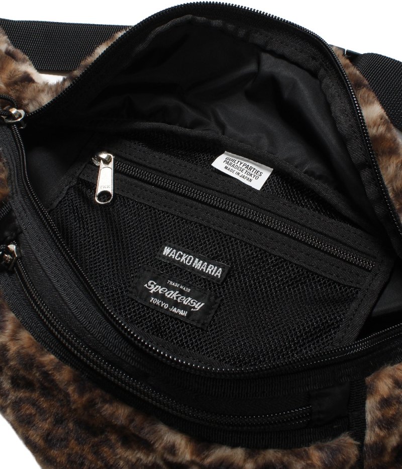 画像3: WACKO MARIA/SPEAK EASY / LEOPARD FAUX FUR WAIST BAG（BEIGE）［レオパードファーウエストバッグ-25秋冬］
